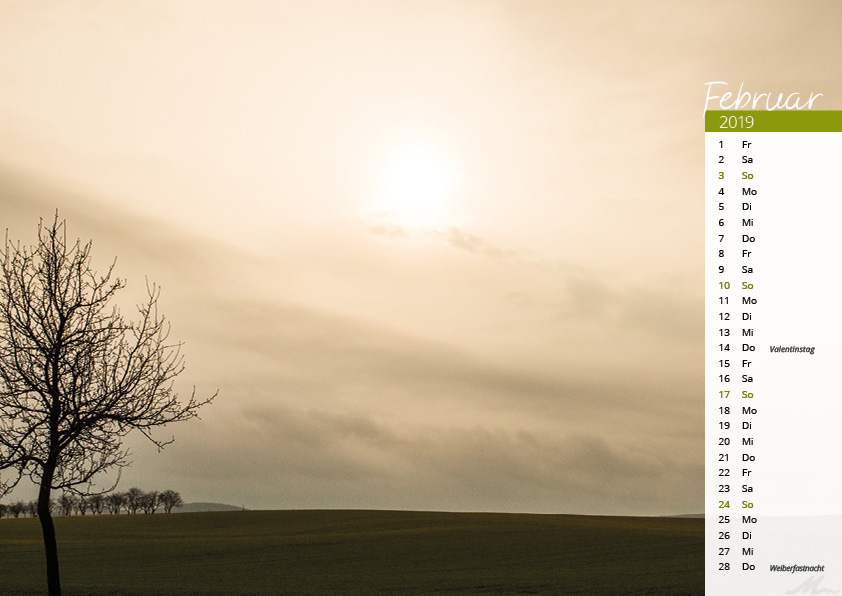 Kalender 2019