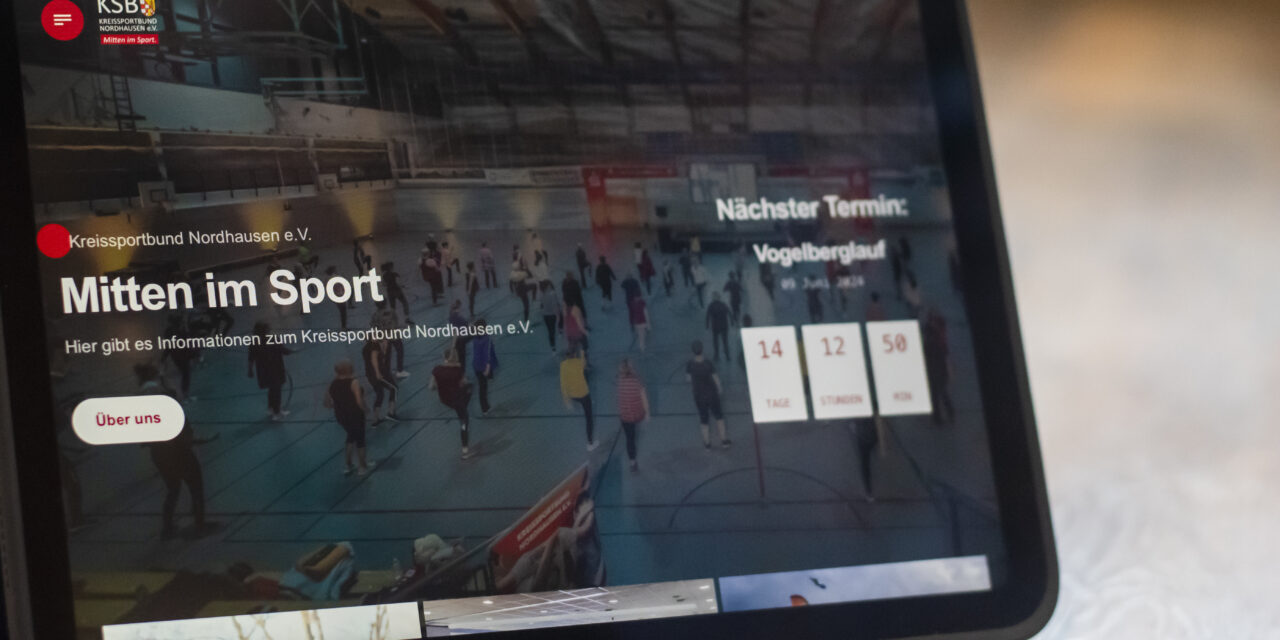 Neue Internetseite für den Kreissportbund Nordhausen e.V.